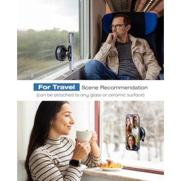 NIYEVN Magnetic Phone Mount 360° Rotation Strong Suction