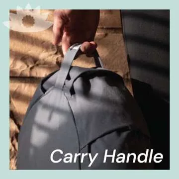 Waterglider International Meditation Cushion (Twilight Blue) Round, Buckwheat Husk Filled, Floor Pillow or Cushions, Yoga Seat, Zafu, Made in the USA