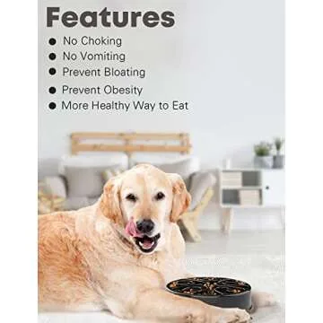 Freefa Slow Feeder Dog Bowl - Healthy Eating Solution