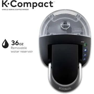 Keurig MAIN-85544 Compact Single-Serve K-Cup Pod Coffee Maker, Black, 2.3