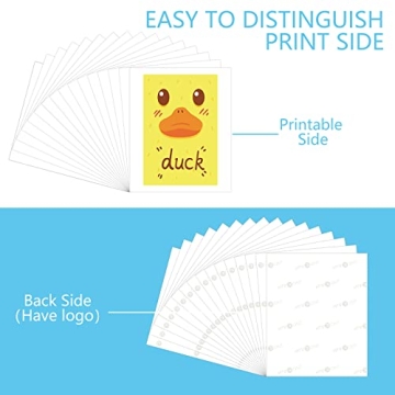 HTVRONT Sublimation Paper 8.5x11 for Tumblers and T-Shirts