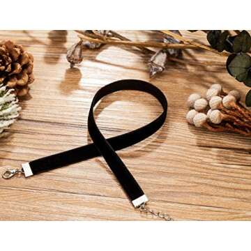 Chic Black Velvet Choker for Women, Perfect Gift Idea