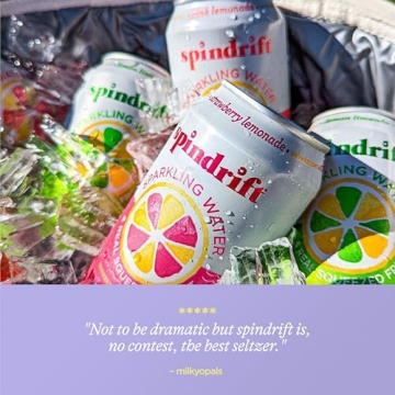 Spindrift Lemonade Variety Pack of 20 - 12 Fl Oz Cans
