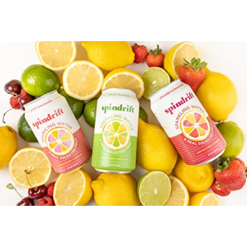 Spindrift Lemonade Variety Pack of 20 - 12 Fl Oz Cans