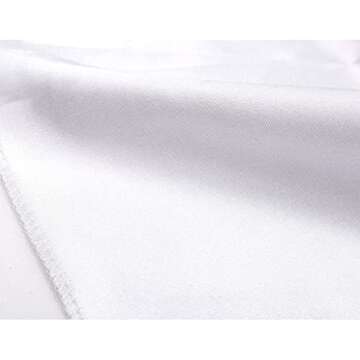 Topdress Womens 1950s Vintage Tutu Petticoat Ballet Bubble Skirt (26 Colors), White, S/M