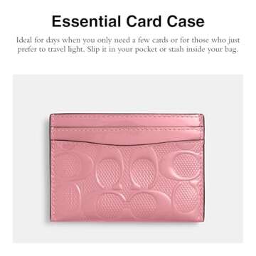 COACH Women's Essential Card Case - Stylish & Practical