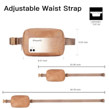 Telena Leather Belt Bag - Fashionable Crossbody Fanny Pack