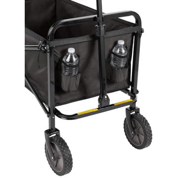 Amazon Basics Collapsible Folding Utility Wagon for Outdoors