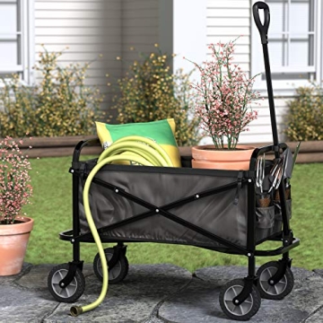 Amazon Basics Collapsible Folding Utility Wagon for Outdoors