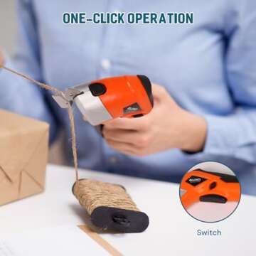 VLOXO Cordless Electric Scissors Powerful Fabric Cutter