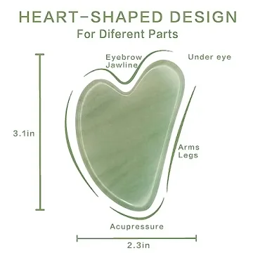 Natural Jade Gua Sha Tool for Face & Jawline