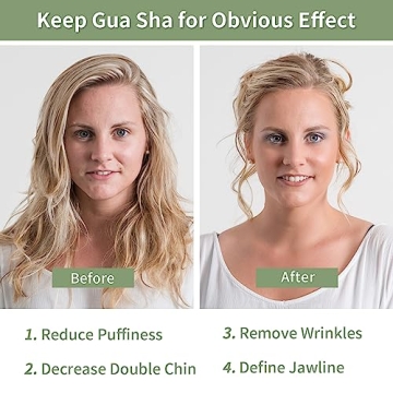 Natural Jade Gua Sha Tool for Face & Jawline