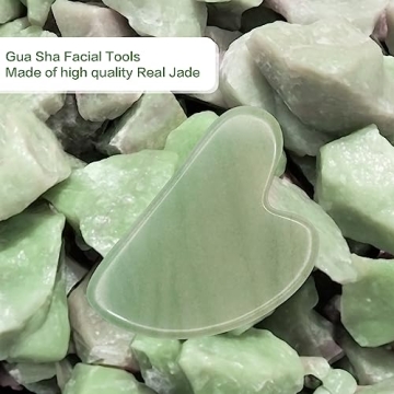 Natural Jade Gua Sha Tool for Face & Jawline