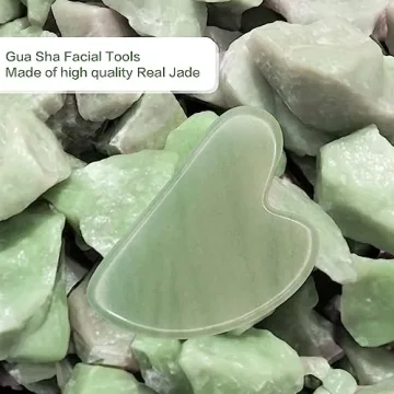 Natural Jade Gua Sha Tool for Face & Jawline