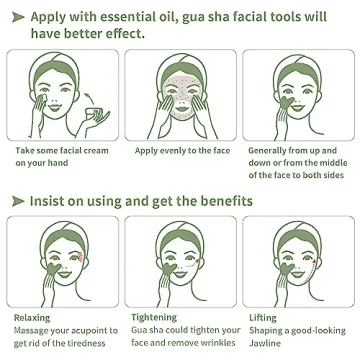 Natural Jade Gua Sha Tool for Face & Jawline