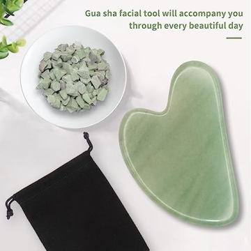 Natural Jade Gua Sha Tool for Face & Jawline