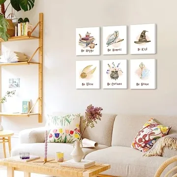 Vibrant Magical Girls Room Decor with Motivational Quotes