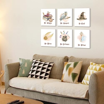 Vibrant Magical Girls Room Decor with Motivational Quotes