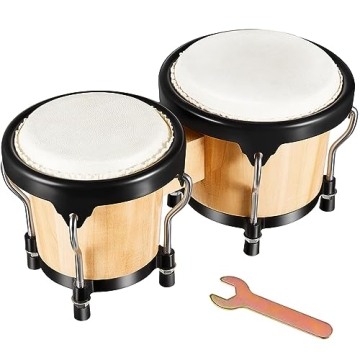 Lukmaa Bongo Drum Set - Perfect Starter Percussion for All Ages