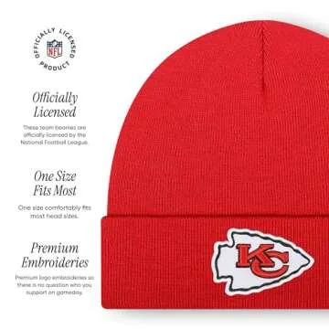 FOCO Kansas City Chiefs Beanie Hat for Maximum Warmth