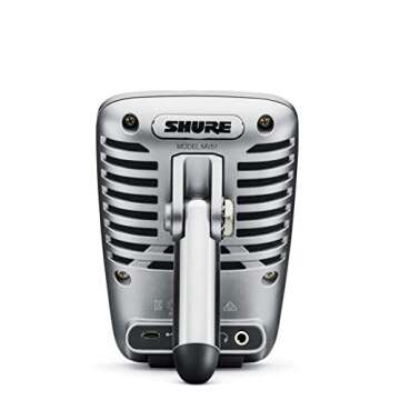 Shure MV51 Microphone - USB, Lightning, 5 DSP Modes