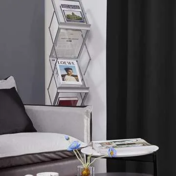 Deconovo Blackout Grommet Curtains - Oeko-TEX Certified Thermal Insulated, Noise-Reducing, Drapes, S...