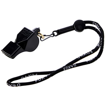 Fox 40 Classic Whistle with Break Away Lanyard for Coaches