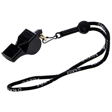 Fox 40 Classic Whistle with Break Away Lanyard for Coaches