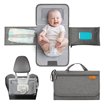 Kopi Baby Portable Diaper Changing Pad - On-The-Go Changing Solution for Parents with Clever Storage