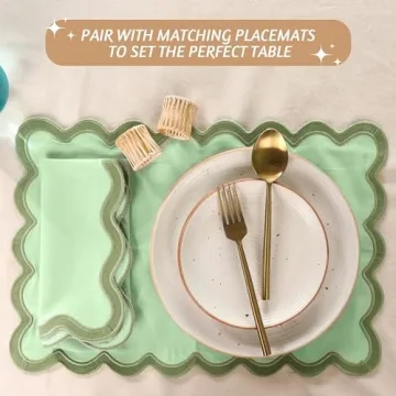 Stylish and Eco-Friendly Cotton Napkin Set for Every Occasion