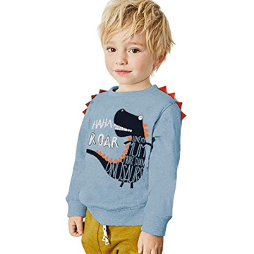 EULLA Toddler Girls Cute Cartoon Long Sleeve Tops