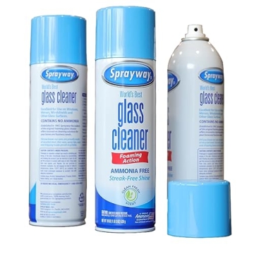 Sprayway Glass Cleaner Foam Bundle for Streak-Free Shine