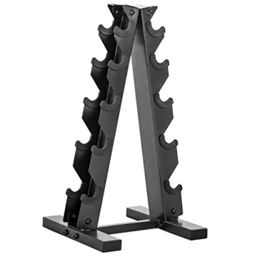 CAP Barbell 150-lb Hex Dumbbell Set with Vertical Rack