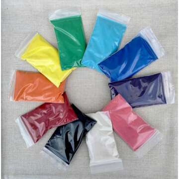 CuteyCo Crafty Sand for Kids - 10 Colors: 3 lbs of Vibrant Craft Sand & Play Sand