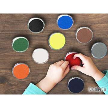 CuteyCo Crafty Sand for Kids - 10 Colors: 3 lbs of Vibrant Craft Sand & Play Sand