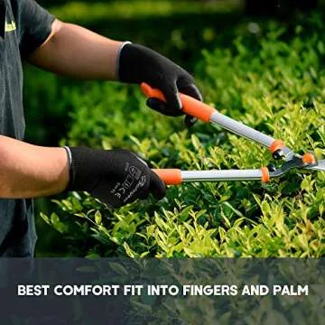 Durable Safeyear Work Gloves - 12 Pairs, Excellent Grip