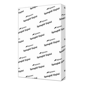 Springhill White 8.5” x 11” Cardstock Paper, 67lb Vellum Bristol, 147gsm – Premium Lightweight...