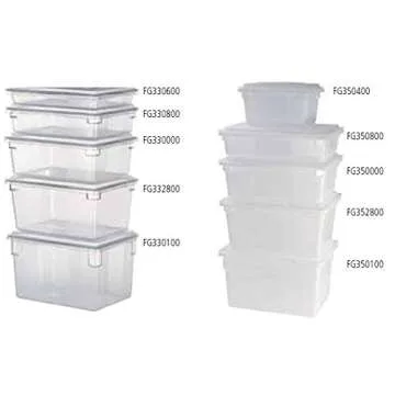Rubbermaid Commercial Products Food Storage Box, 2.75 Gallon Capacity, White, for Restaurant/Kitchen...