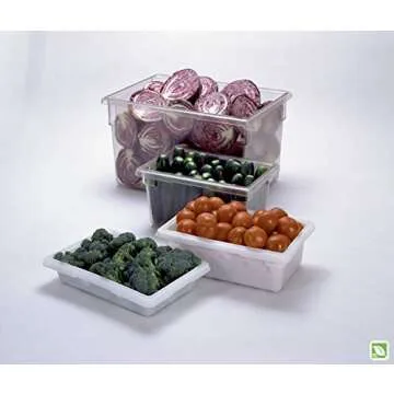 Rubbermaid Commercial Products Food Storage Box, 2.75 Gallon Capacity, White, for Restaurant/Kitchen/Cafeteria