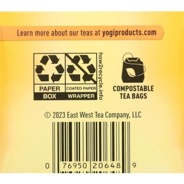 Yogi Tea Honey Chai Turmeric Vitality 16 ct Organic Bliss