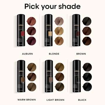 L'Oreal Professionnel Hair Root Touch Up | Root Concealer Spray | Blends and Covers Grey Hair | Temporary Hair Color for Brown Hair | 2 Oz.