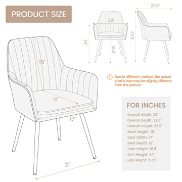 Gold Thumb Velvet Dining Chair Set of 2 with Legs