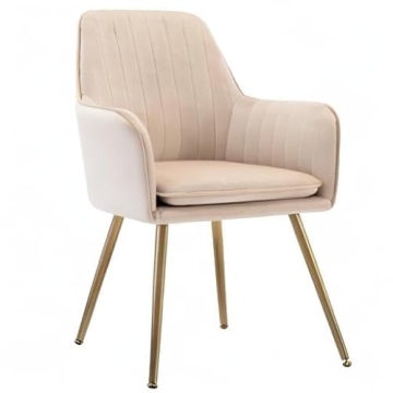 Gold Thumb Velvet Dining Chair Set of 2 with Legs