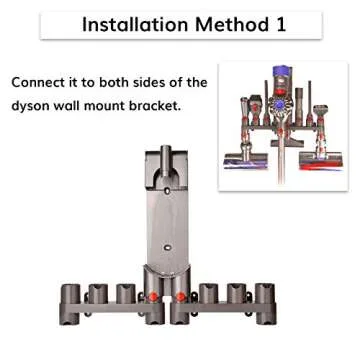 RTop Docking Station Accessory Holder Attachments Organizer for Dyson Gen5 G5 V15 V7 V8 V10 V11 SV10 SV11 Vacuum Cleaner (2 Pack, 10 Storage Adapters)