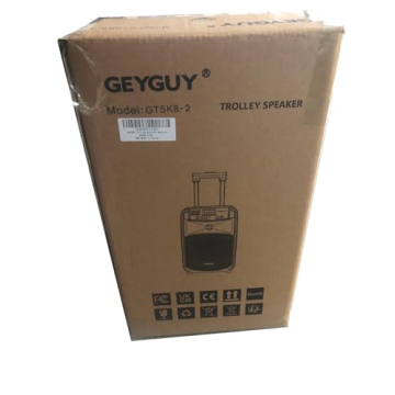 Portable Bluetooth PA System with Wireless Mic & Subwoofer