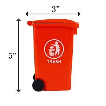 Wiosi Desk Trash Pen Holder Set for Office Organization