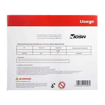 Nextirrer NIOSH Certified N95 Mask Particulate Respirators - Pack of 20 N95 Face Masks