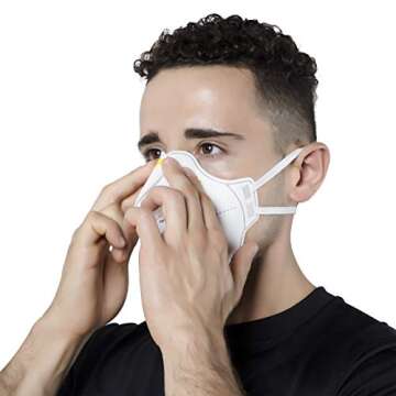 Nextirrer NIOSH Certified N95 Mask Particulate Respirators - Pack of 20 N95 Face Masks