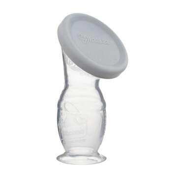 Haakaa Gen 2 Silicone Breast Pump with Suction Base and Leak-Proof Silicone Cap, 4 oz/100 ml, BPA PVC and Phthalate Free