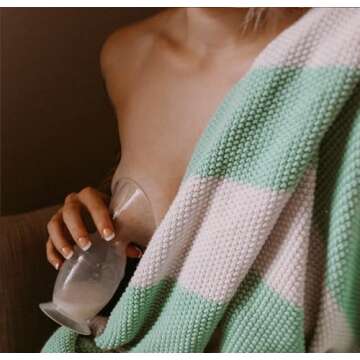 Haakaa Gen 2 Silicone Breast Pump with Suction Base and Leak-Proof Silicone Cap, 4 oz/100 ml, BPA PVC and Phthalate Free